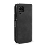 Samsung Galaxy A42 5G DG.MING Retro Leather Wallet Case - Black