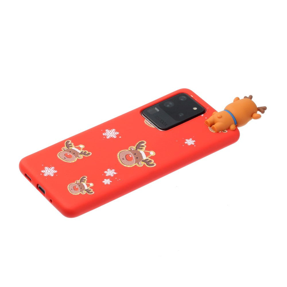 Samsung Galaxy S20 Ultra Flexible TPU Plastic Christmas Case - Reindeer