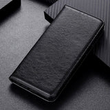 Samsung Galaxy S21 Modern Neutral Leather Wallet Case - Black