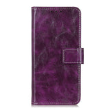 Samsung Galaxy S21 Neutral Leather Wallet Case - Purple