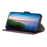 Samsung Galaxy S21 Neutral Leather Wallet Case - Purple