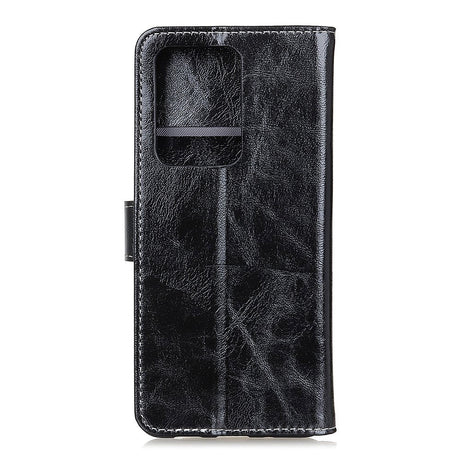 Samsung Galaxy S21 Ultra Neutral Leather Wallet Case - Black