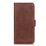 EIDERWOOD Samsung Galaxy S21 Ultra Faux Leather Flip Case with Wallet and Stand Function - Brown