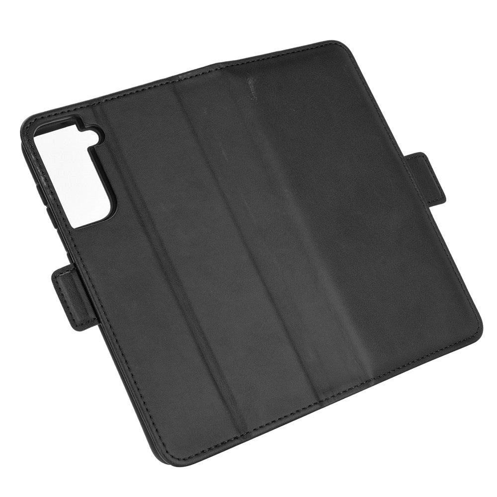 Samsung Galaxy S21 Smart Leather Wallet Case - Black