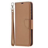 EIDERWOOD Samsung Galaxy S21+ (Plus) Faux Leather Flip Case with Cardholder & Stand Function - Brown