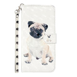 Samsung Galaxy S21+ (Plus) Shiny Leather Wallet Case - Pug