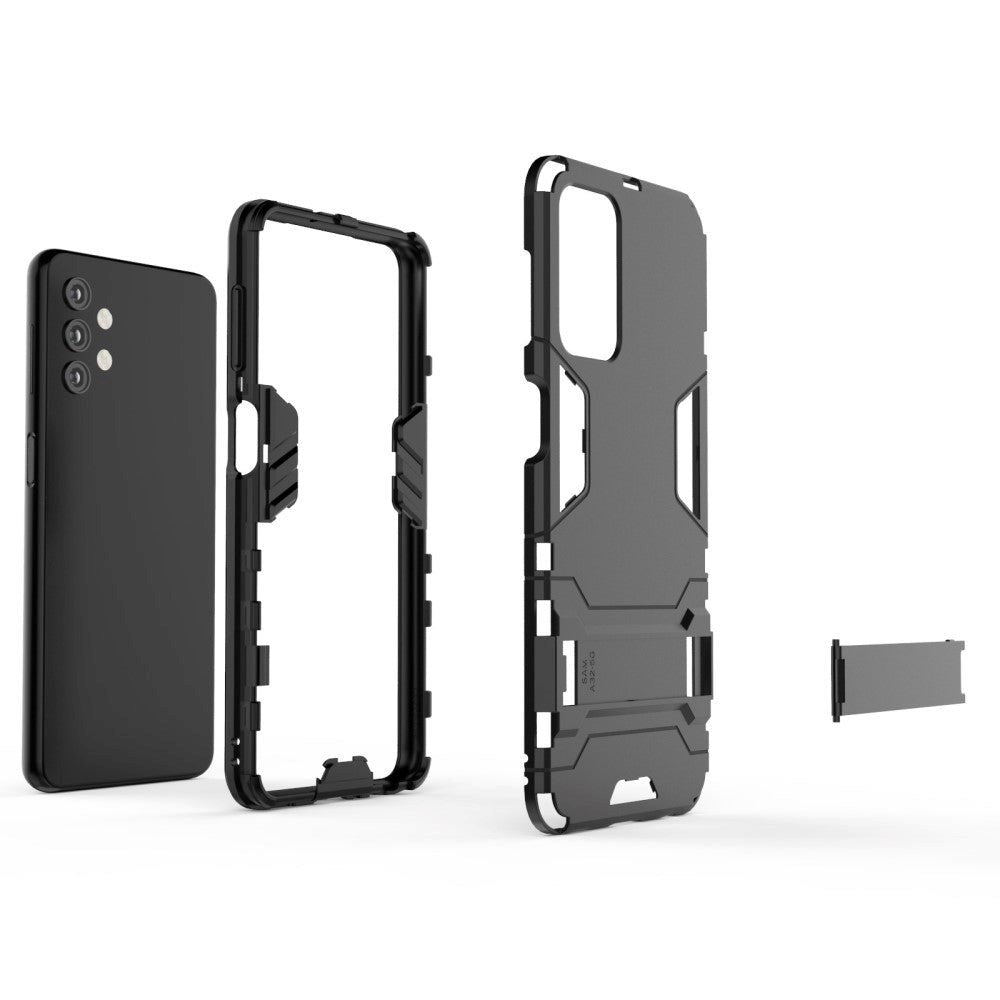 Samsung Galaxy A32 5G Tough Case w. Kickstand - Black