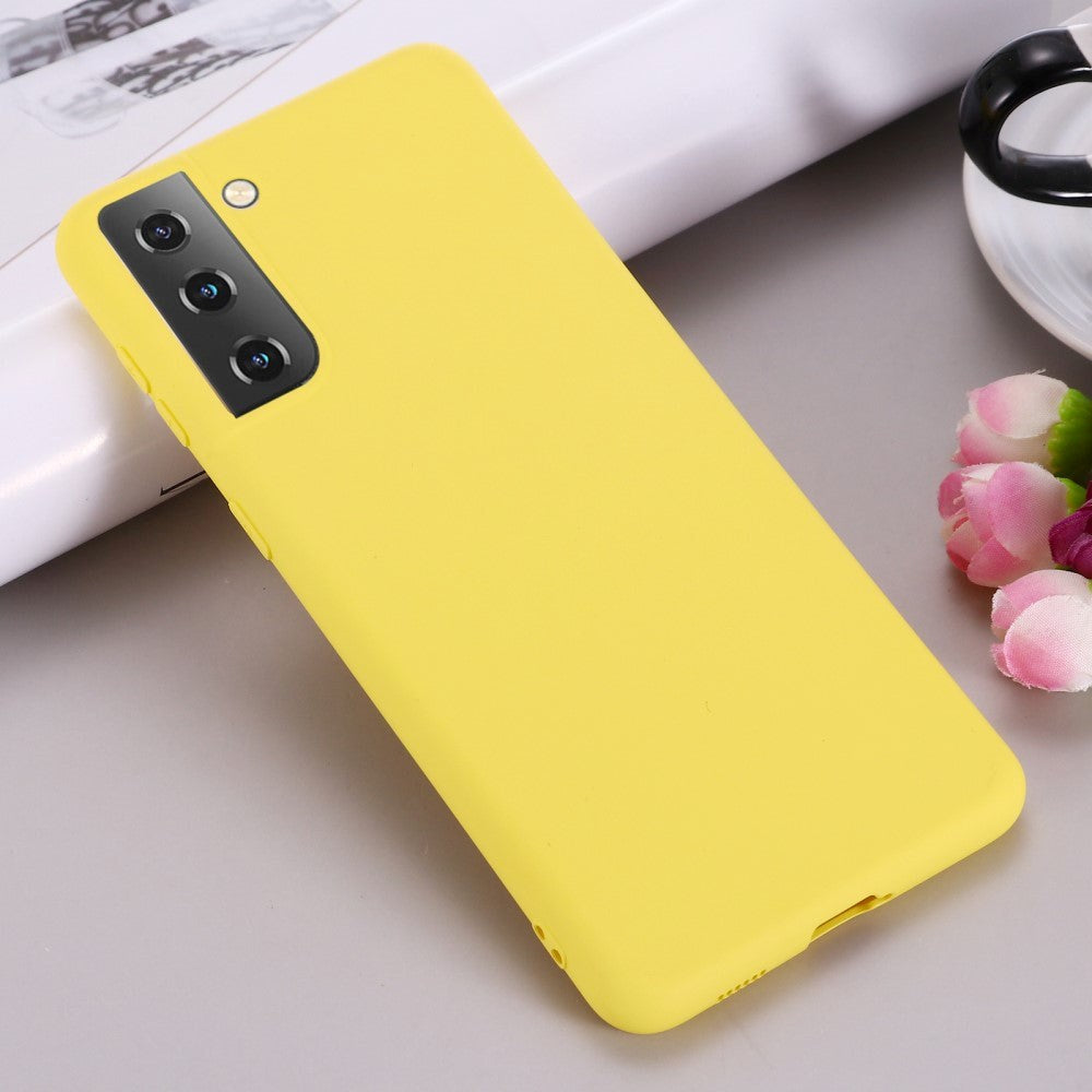 Samsung Galaxy S21 Liquid Silicone Case - Yellow