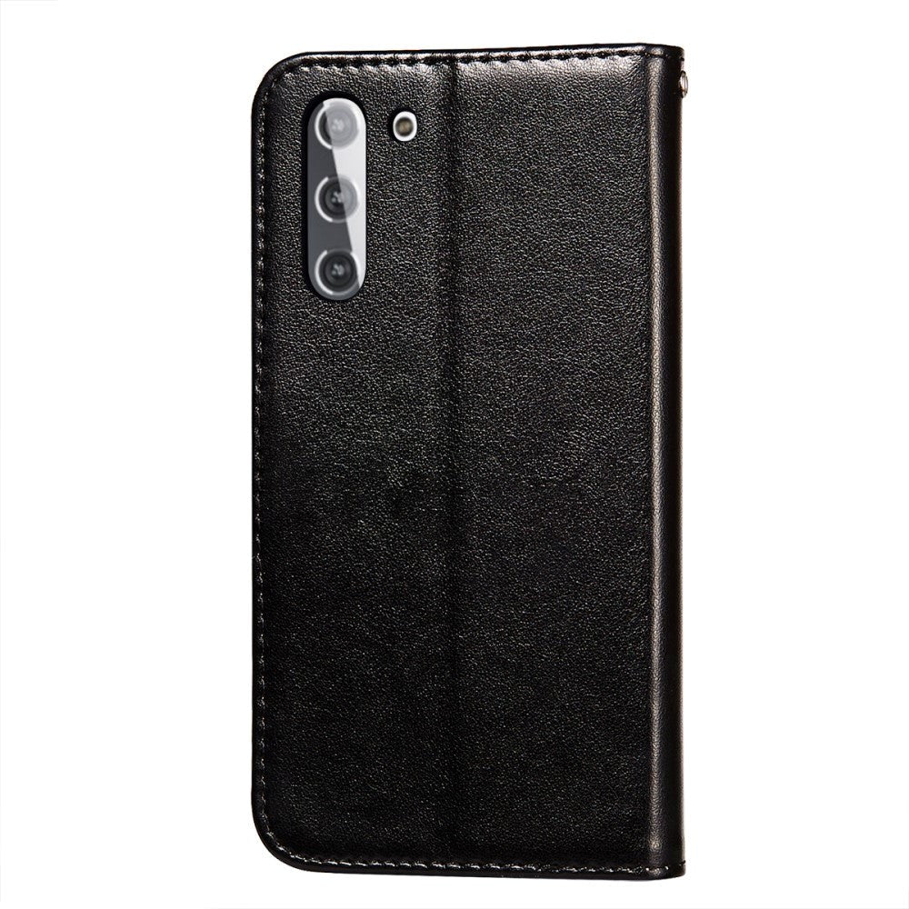 Samsung Galaxy S21 Classic Leather Wallet Case - Black