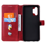 Samsung Galaxy A32 (5G) Soft Leather Wallet Case - Red