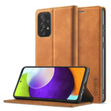 Samsung Galaxy A52s (5G) / A52 (4G / 5G) LC.IMEEKE Leather Wallet Case - Brown