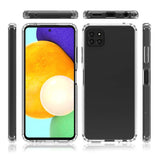 Samsung Galaxy A22 (5G) Shock-Proof Hybrid Plastic Case - Transparent