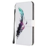 Samsung Galaxy A22 (5G) Leather Wallet Case - Feather