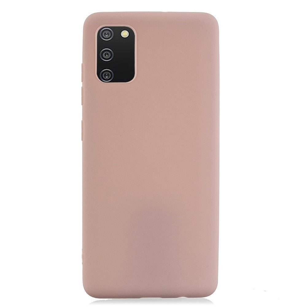 Samsung Galaxy A02s Flexible Matte Plastic Case - Blush Pink