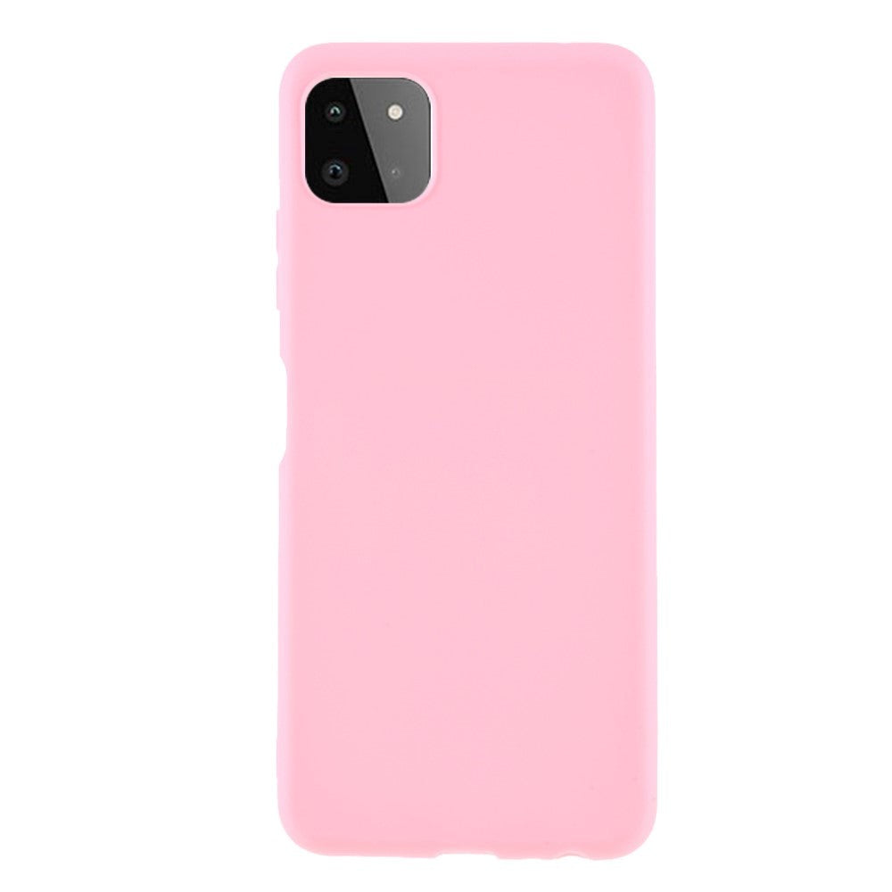 Samsung Galaxy A22 (5G) Flexible Plastic Case - Pink