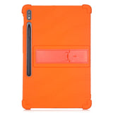 Samsung Galaxy Tab S7 Plus 12.4" Silicone Case w. Kickstand - Orange