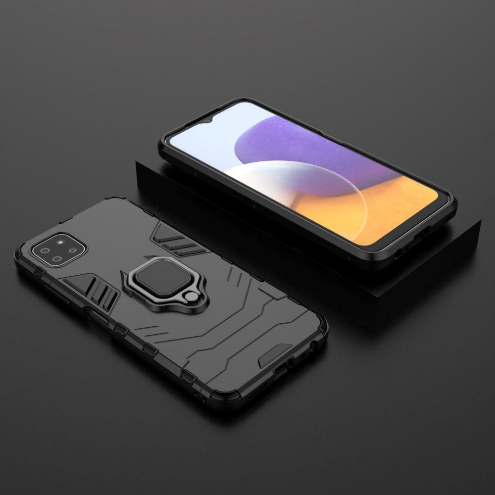 Samsung Galaxy A22 (5G) Tough Case w. Magnetic Kickstand - Black