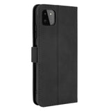 Samsung Galaxy A22 (5G) Soft Leather Wallet Case - Black