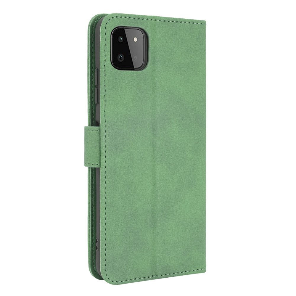 Samsung Galaxy A22 (5G) Soft Leather Wallet Case - Green