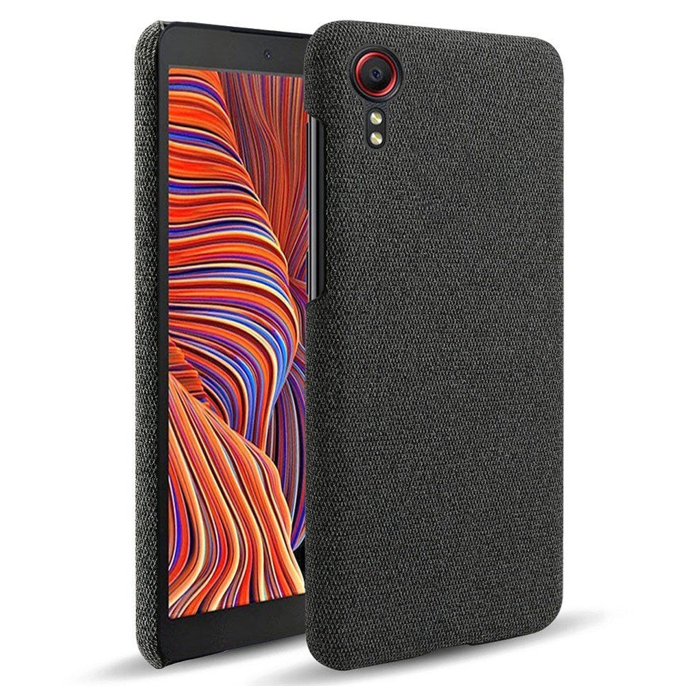 EIDERWOOD Samsung Galaxy Xcover 5 Fabric Coated Plastic Case - Black