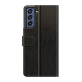 Samsung Galaxy S21 FE (5G) Neutral Leather Wallet Case - Black