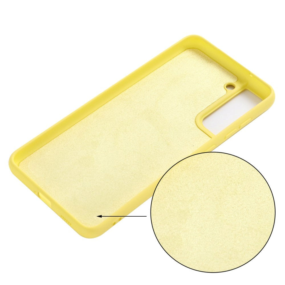 Samsung Galaxy S21 FE (5G) Liquid Silicone Case - Yellow