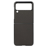 Samsung Galaxy Z Flip3 Carbon Fiber Hybrid Case - Black