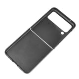 Samsung Galaxy Z Flip3 (5G) Simple Case w. Leather Backing - Black