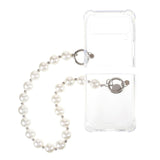 Samsung Galaxy Z Flip3 (5G) Plastic Case w. Pearl Necklace - Transparent