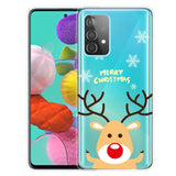 Samsung Galaxy A72 5G / 4G Flexible Plastic Christmas Case - Merry Christmas - Rudolf