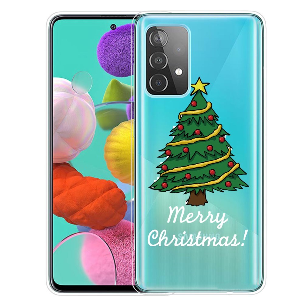 Samsung Galaxy A72 5G / 4G Flexible Plastic Christmas Case - Merry Christmas - Christmas Tree