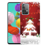 Samsung Galaxy A32 (4G) Flexible Plastic Christmas Case - Merry Christmas - Christmas Tree & Snowflake