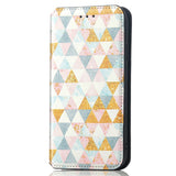 Samsung Galaxy A32 (4G) Caseneo Leather Wallet Case & Colorful Print - Rhombus