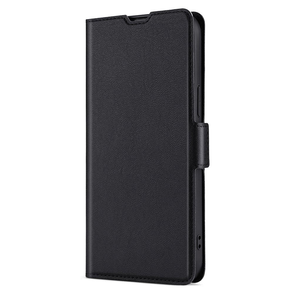 Samsung Galaxy S22 Thin Leather Wallet Case - Black