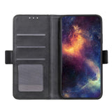 Samsung Galaxy S22 Soft Leather Wallet Case - Black