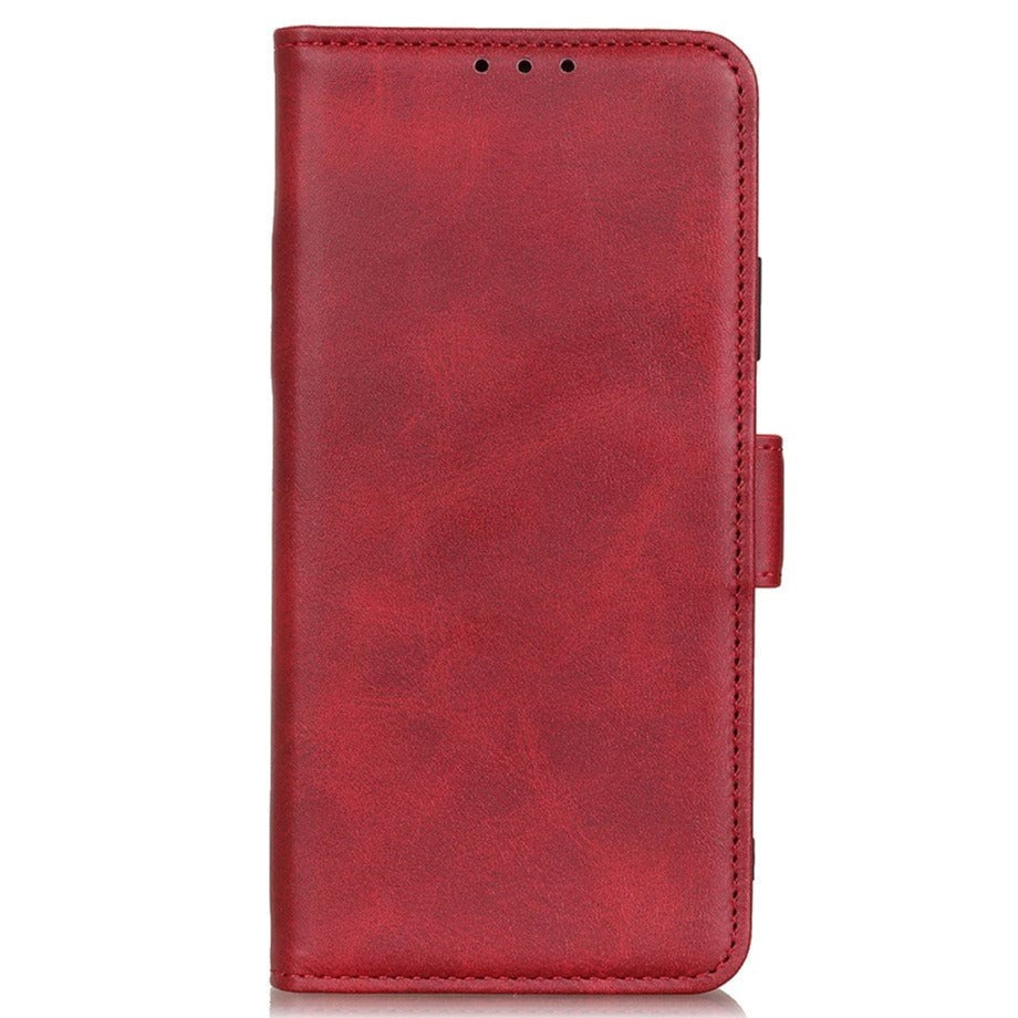 Samsung Galaxy S22 Soft Leather Wallet Case - Red