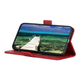 Samsung Galaxy S22 Soft Leather Wallet Case - Red