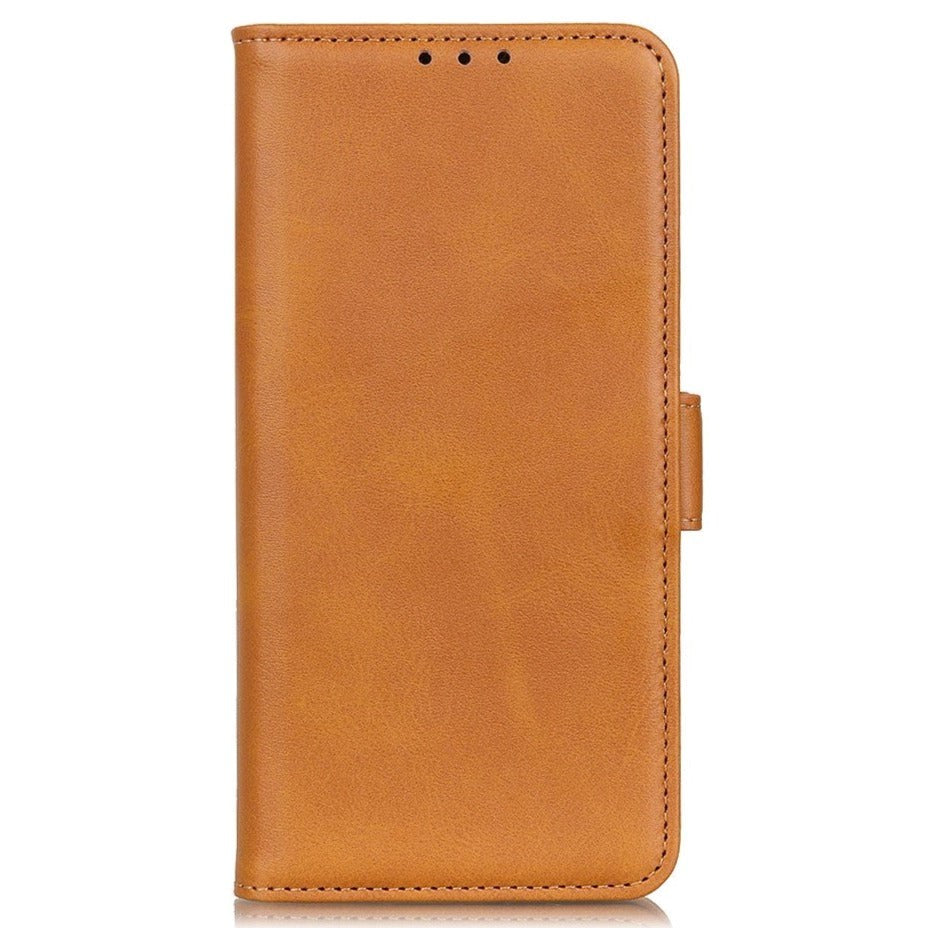 Samsung Galaxy S22 Soft Leather Wallet Case - Brown