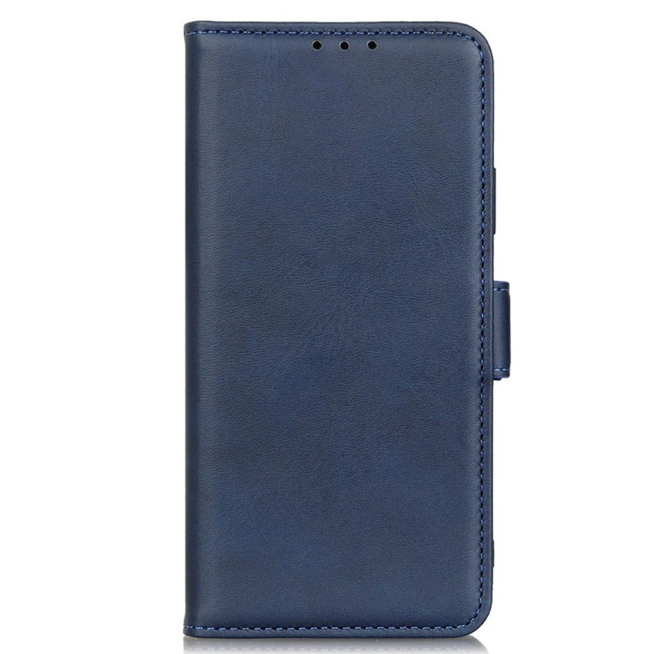 Samsung Galaxy S22 Soft Leather Wallet Case - Blue