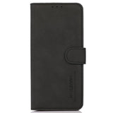 Samsung Galaxy S22 KHAZNEH Leather Retro Wallet Case - Black