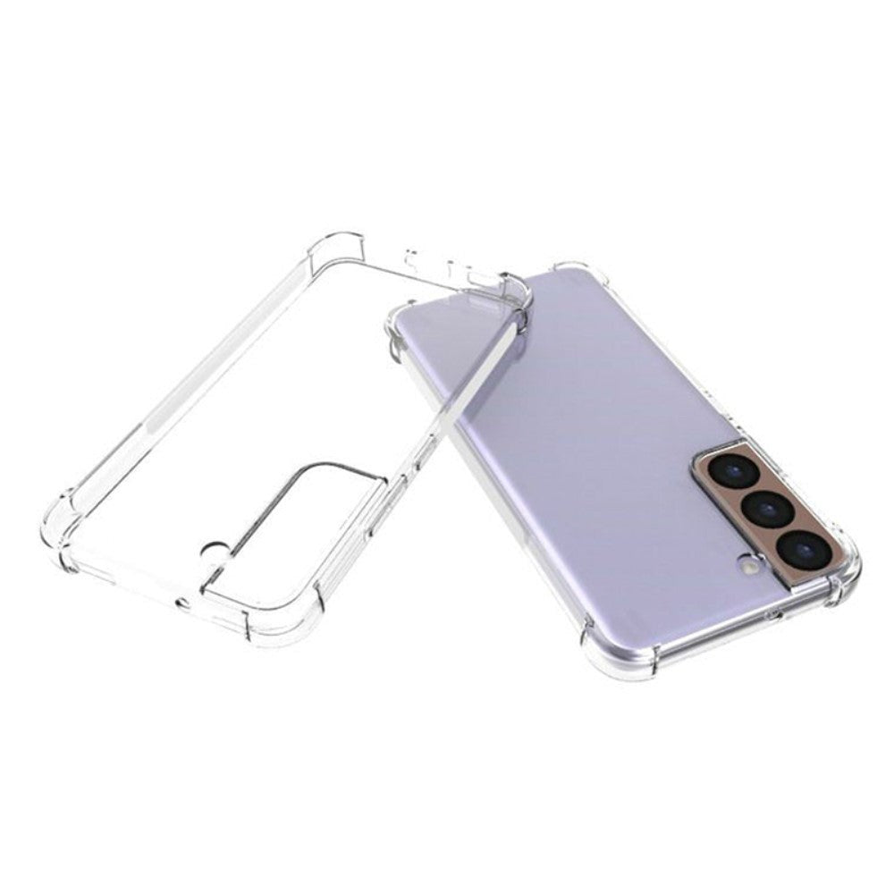 Samsung Galaxy S22 Shock-Proof Flexible Plastic Case - Transparent