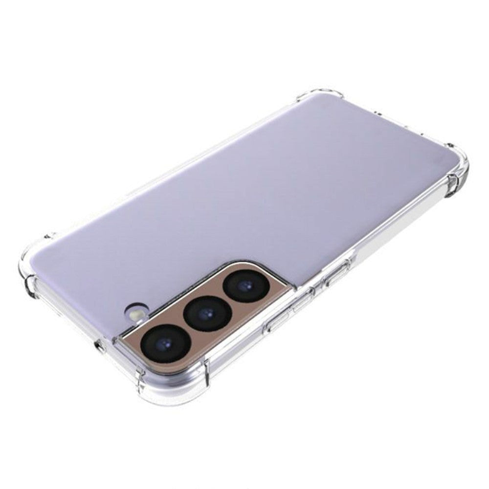 Samsung Galaxy S22 Shock-Proof Flexible Plastic Case - Transparent