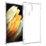 Samsung Galaxy S22 Ultra Shock-Proof Flexible Plastic Case - Transparent