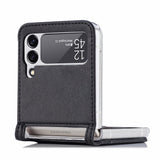 EIDERWOOD Samsung Galaxy Z Flip3 (5G) Faux Leather Case - Card Holder - Black
