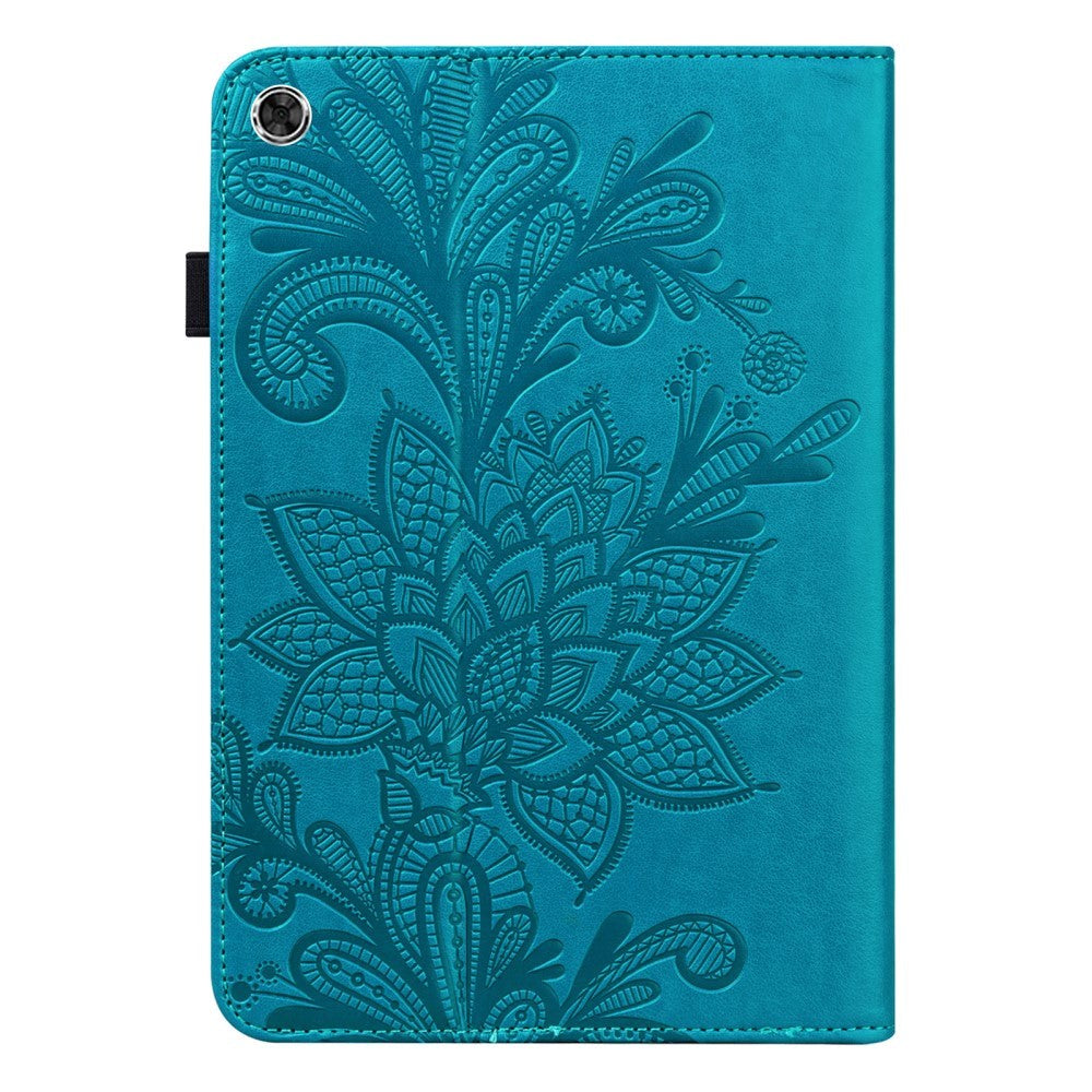 Samsung Galaxy Tab A8 10.5" (2021) - Wallet Case - Floral Print - Blue