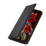 Samsung Galaxy S22 Ultra Simple Leather Wallet Case - Black