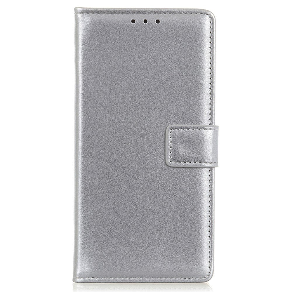 Samsung Galaxy M52 (5G) Folio Leather Wallet Case - Silver