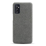 Samsung Galaxy M52 (5G) Ultra KSQ Fabric Plastic Case - Dark Grey