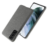 Samsung Galaxy S22 KSQ Fabric Plastic Case - Dark Grey