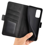 Samsung Galaxy M52 (5G) Soft Leather Wallet Case - Black